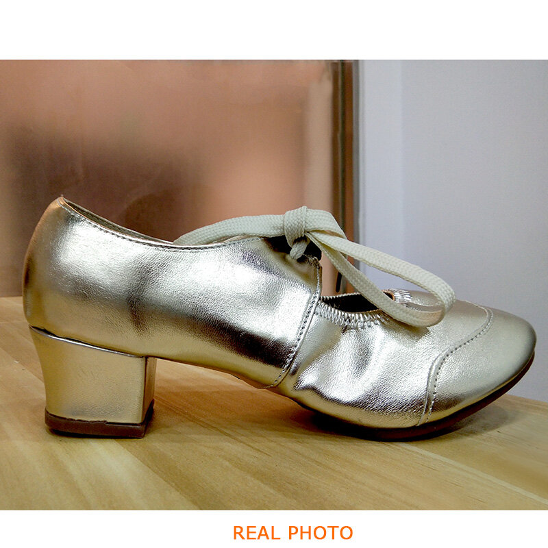 Туфли женские профессиональные для танцев и бальных танцев, туфли на высоких квадратных каблуках для латиноамериканских танцев