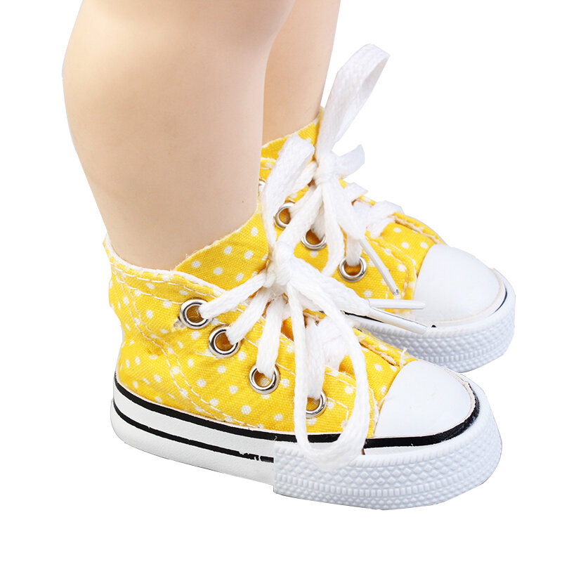 Zapatos de tela Unisex para muñeca, zapatos de lona de 7,5 cm para muñeca BJD de 60cm, Mini zapatos de moda para muñeca rusa DIY, nuevo estilo, 1/3