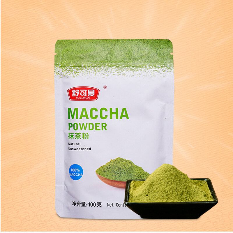 100g orgânica Mini saco de pó de chá matcha Matcha Chá Verde Em Pó Orgânico Puro Portátil Profissional Papel de cozinha sacos