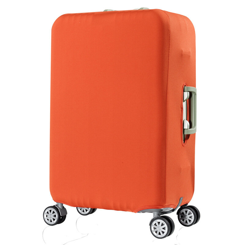Cubierta protectora elástica gruesa para equipaje, cubierta antipolvo de color sólido, 9 colores opcionales, accesorios de viaje