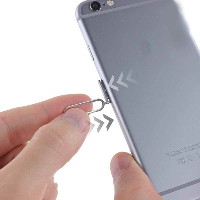 10pcs Slim Sim Card vassoio Pin Eject strumento di rimozione apri aghi espulsore per la maggior parte degli strumenti di rimozione apriscatole per taglierina per schede Smartphone