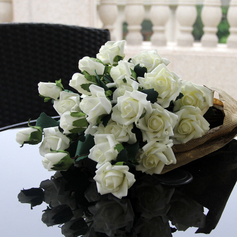 Искусственный цветок, пузырьки, большая гостиная с декоративными цветами, розы, ювелирные изделия, реквизит для фотосъемки