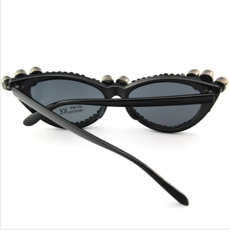Usar COOL Vintage ojo De gato Punk gafas De Sol De las mujeres cráneo Oculos De Sol Feminino noche Club Rock cráneo De Halloween De los hombres gafas