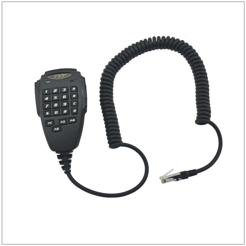 Micrófono de altavoz portátil TYT DTMF, 6 pines, Original, para transceptor móvil Amateur TYT TH-9800