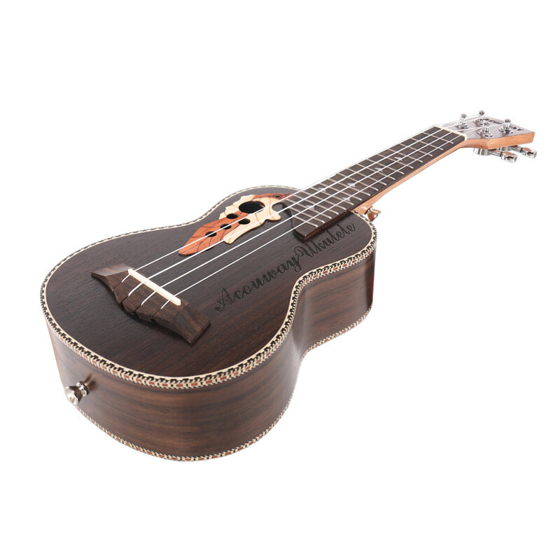 Atualidade ukulele soprano concerto ukulele 21 23 jacarandá uku ukelele com aquila corda mini havaí guitarra instrumentos musicais