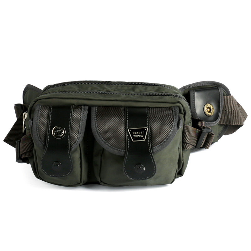 Ruil-Sac de ceinture multifonction pour hommes, sacs de taille de messager, porte degrés, Oxford grill, boîte à outils de voyage décontractée, sacs à main