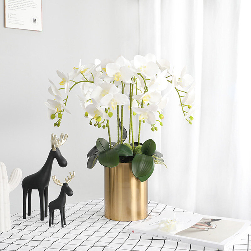 3D Künstliche Schmetterling Orchidee für Home Hochzeit DIY Dekoration Real Touch Home Decor Flore