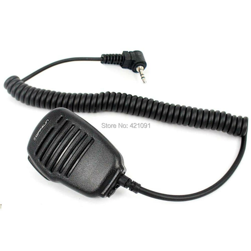 1 Pin 2.5mm Handheld Speaker Microphone Mic for Motorola Talkabout MD200 TLKR T5 T6 T80 T60 FR50 T6200 T6220 Walkie Talkie Radio