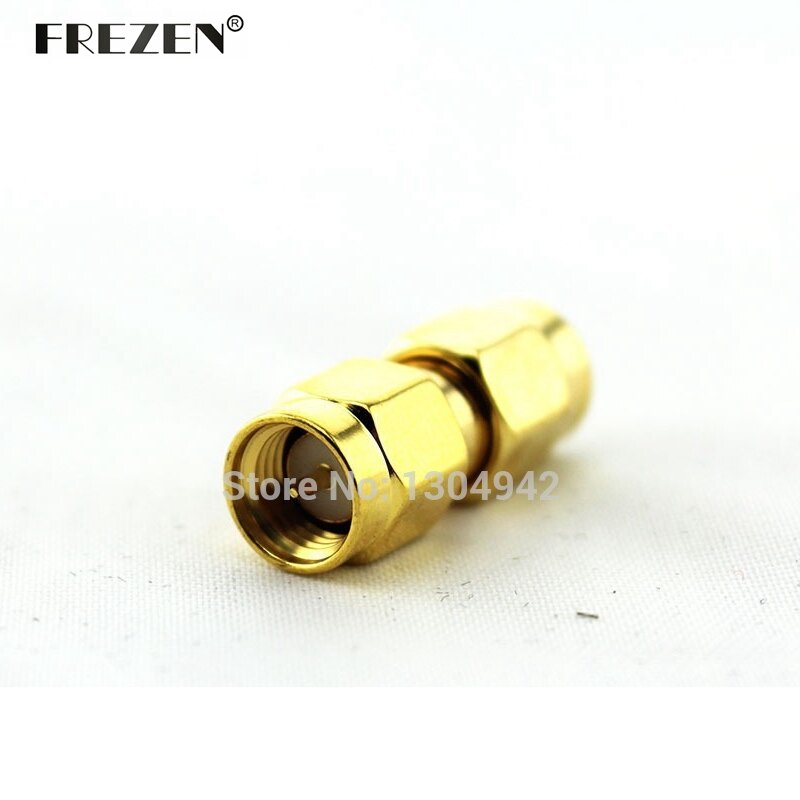 Walkie Talkie Antenna Adapter SMA-Male to SMA-Male Gold Connector For VX-3R VX-7R Two Way Radio Accessories