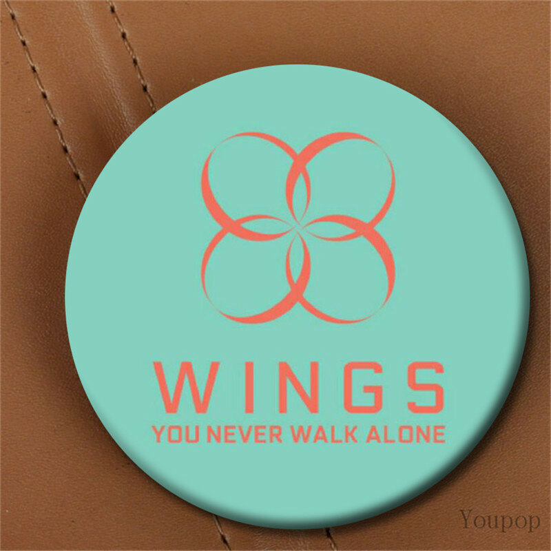 Youpop Kpop Bts Album Wings You Are Never Walk Alone Young Forever 58mm Round Badge Pins And Brooches For Clothes Hat Backpack Bestdealplus