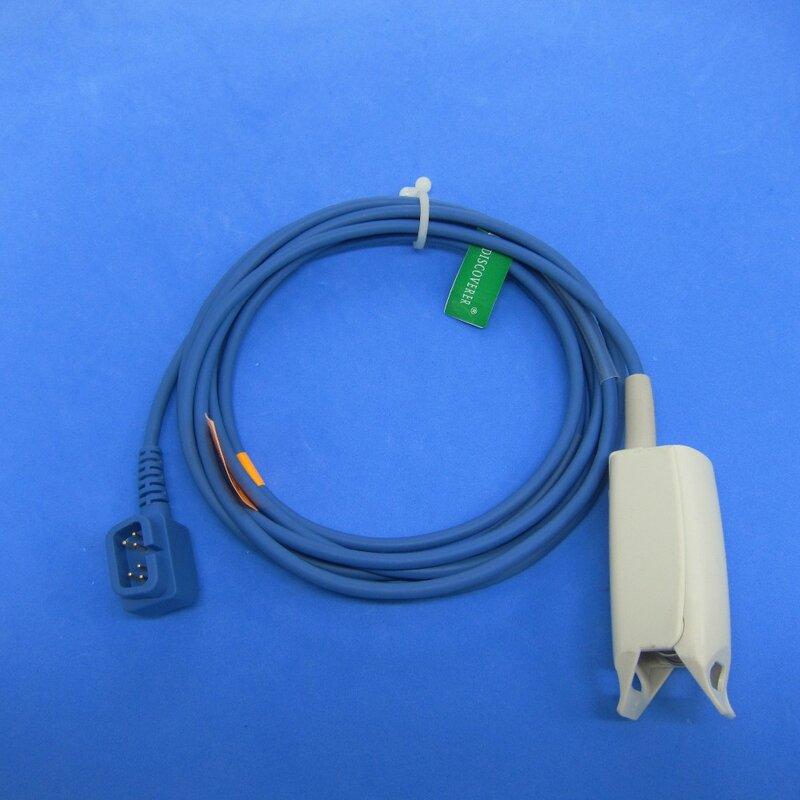 Sensor de dedo reutilizável spo2 adulto, clipe de sensor spo2 para sensor de cópia