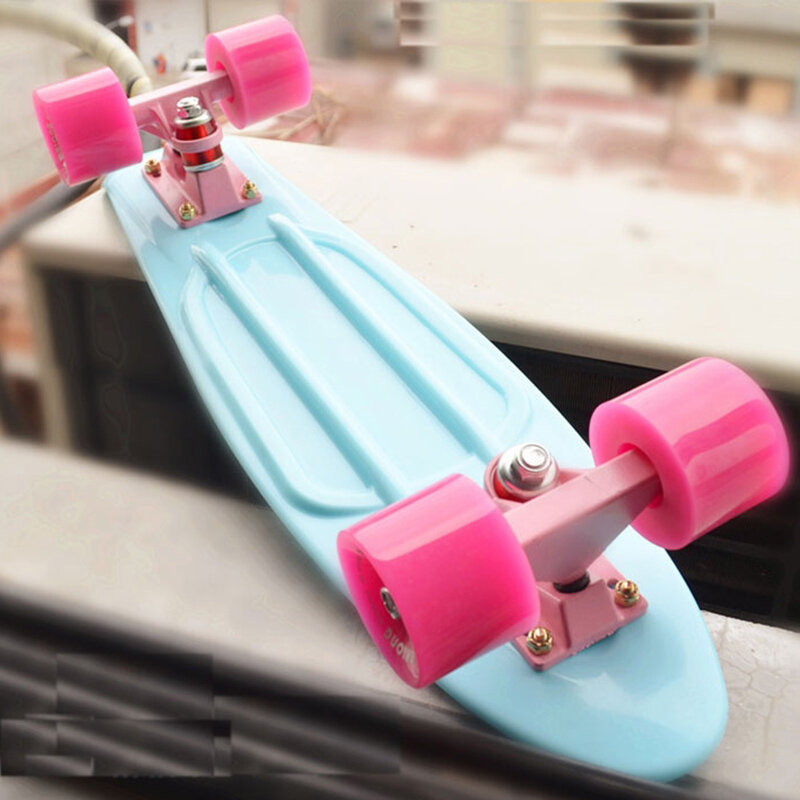 22" Skateboard Penny Board Pastel Skate Board Retro Cruiser Board  Longboard Scooter Comptele Mint Plastic Ready to Skate