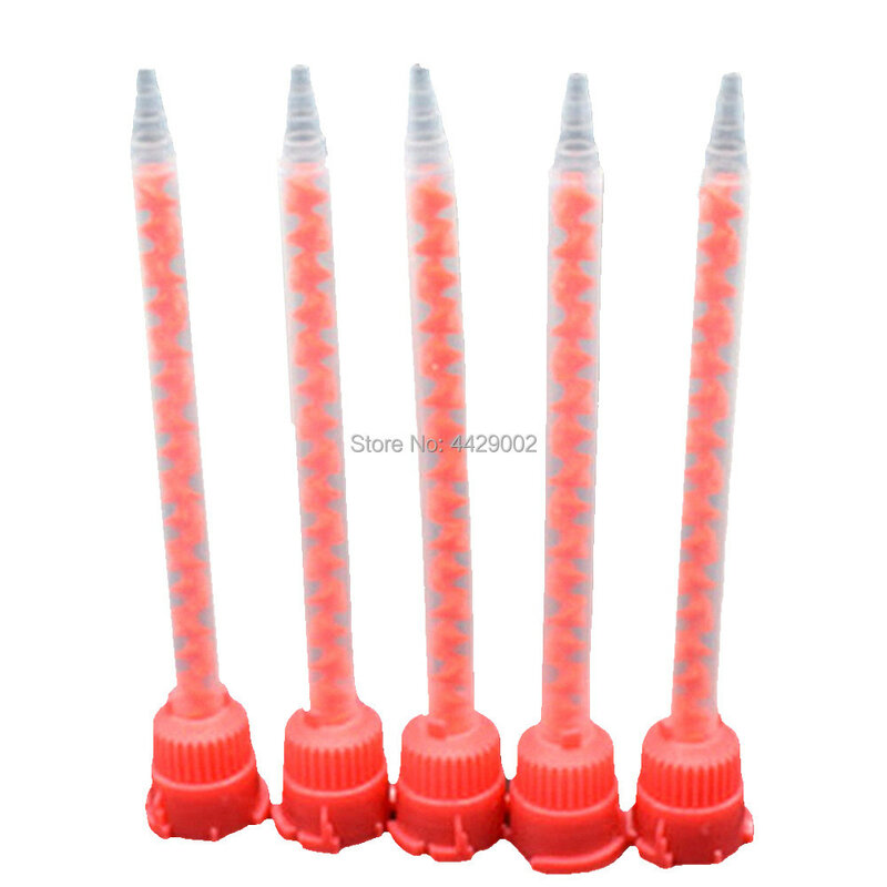 5pc AB 10:1 Adhesive Glue Resin Static Mouth Mixing Nozzles Epoxies Tube Needles Epoxy Resin Static Mixer AB Adhesive Mixed Tube