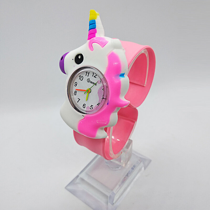 Часы детские электронные с рисунком пони, светодиодные