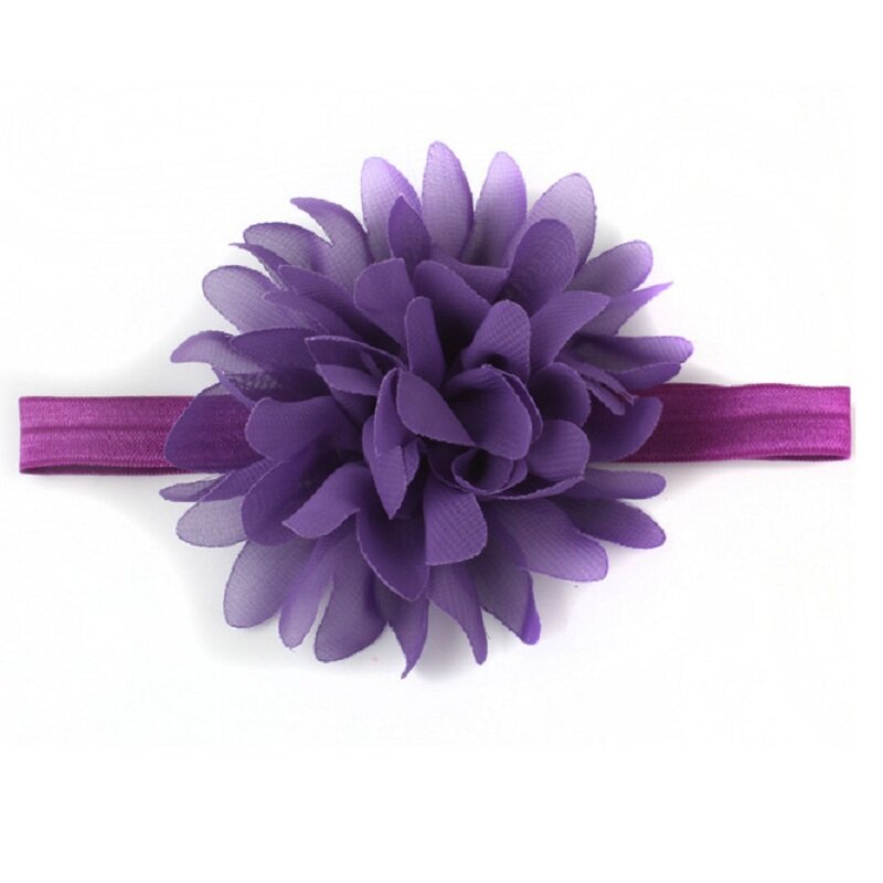 Diademas florales de gasa para niñas, accesorios para el cabello para niños, H32, 2020