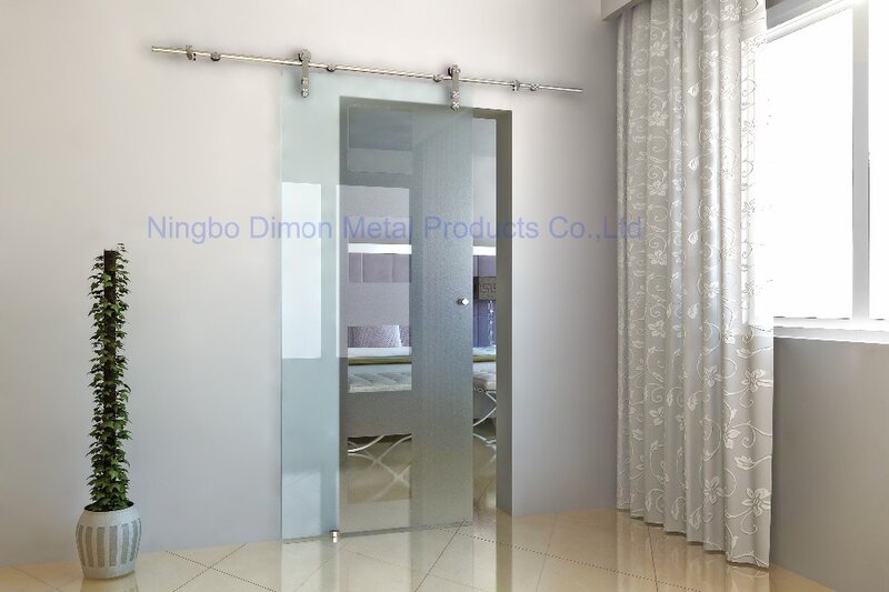 Dimon-puerta corredera de cristal de alta calidad, herrajes de acero inoxidable, DM-SDG, 7002