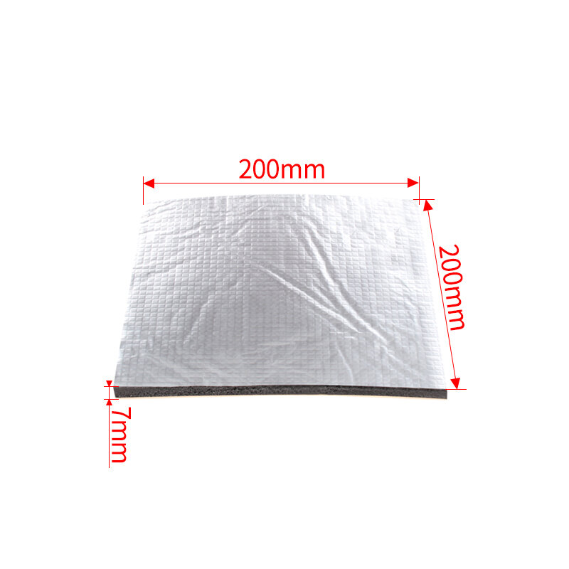 Auto-adesivo algodão isolamento adesivo para cama impressora 3D, Heatbed Sticker, Foil, 200mm, 220mm, 235mm, 310mm