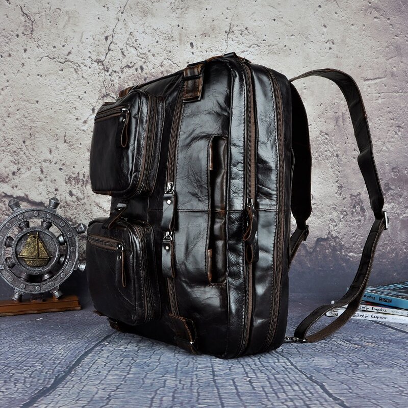 جلد طبيعي رجل تصميم متعدد الوظائف الغرض Maletas Maletin حقيبة أعمال 15 "حقيبة لابتوب حمل حقيبة حافظة k1013