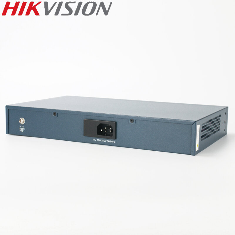 Hikvision-ipカメラ用poeスイッチDS-3E0318P-E/m,16ポート,10/100 mbps,1アップリンク,1000m,16ch nvrおよびcctv用
