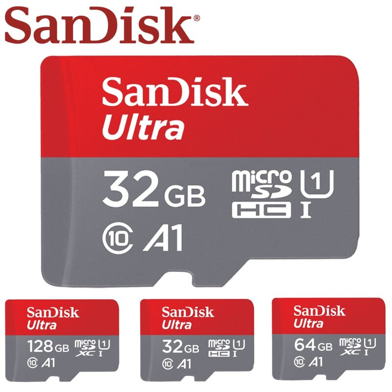 SanDisk micro sd 128 GB 64 GB 32 GB 16 GB 98 mb/s TF carte mémoire flash usb microsd 8 GB/48 MB/s class10 produit d'origine livraison gratuite