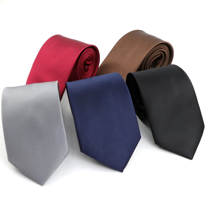 Männer Solide Klassische Krawatten Formale Gestreifte Business 8cm Dünne Krawatte für Hochzeit Krawatte Dünne Bräutigam Krawatte
