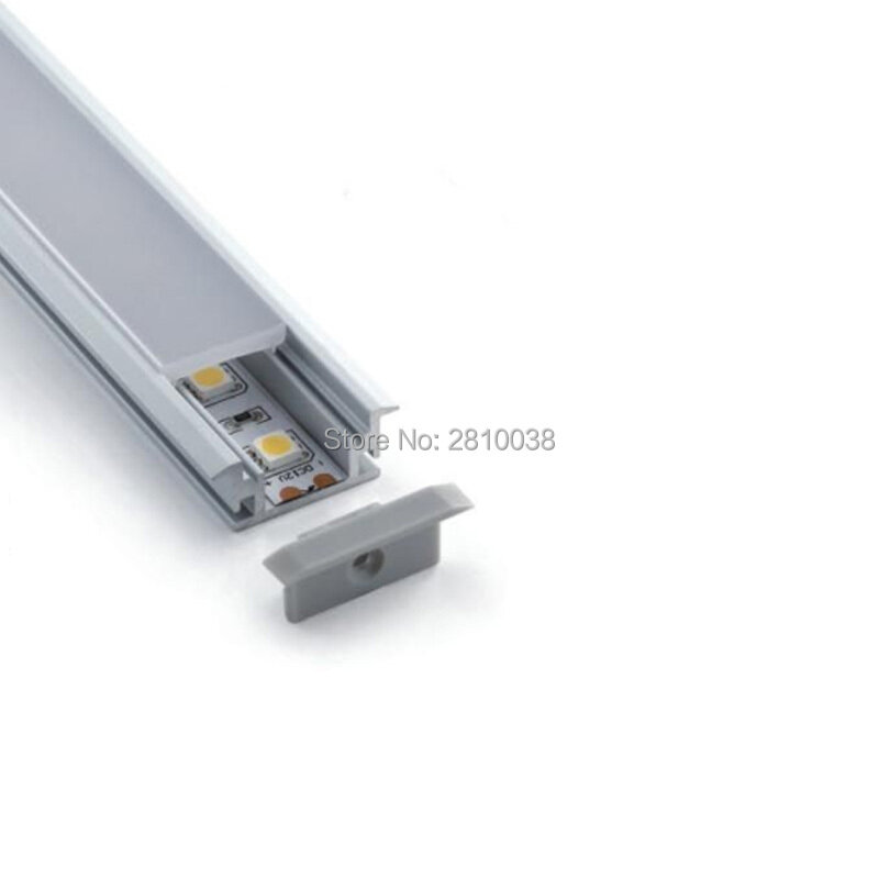 100 X 2M Sets/Lot T3-T5 tempered led aluminium profile for led strip and 11mm tall T aluminum led extrusions for floor light