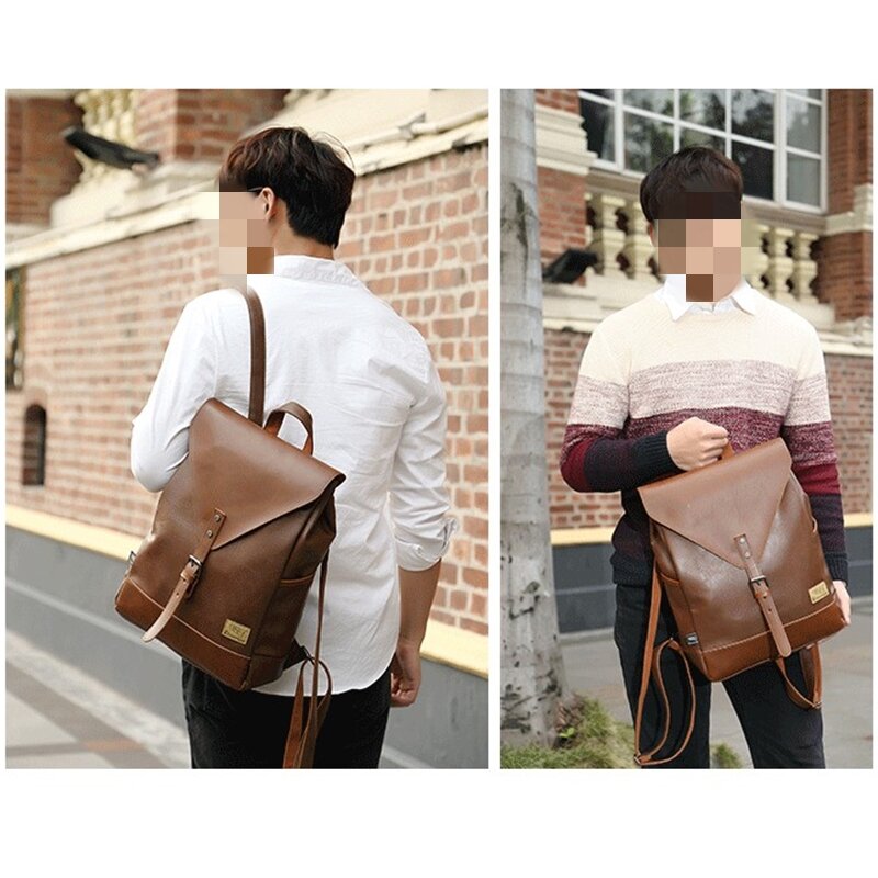 2019 Hot! male travel backpack Women fashion backpack mochilas school mens leather business bag large laptop shopping travel bag