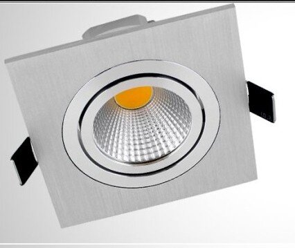 Plafonnier LED encastrable avec technologie COB, 5W, haute puissance, avec trou de 80 à 85mm, livraison gratuite