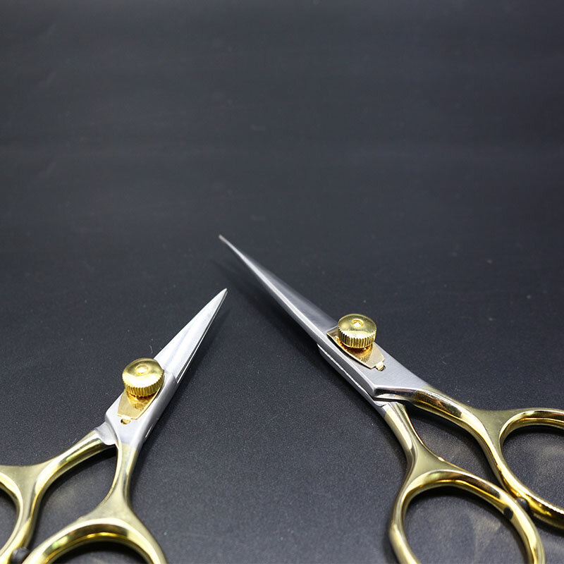 Super ostre wiązanie muchowe nożyczki regulowane napięcie 4''or 5''pierwsza klasa złota pętli nożyczki gładkie cięcie wiązanie muchowe narzędzia