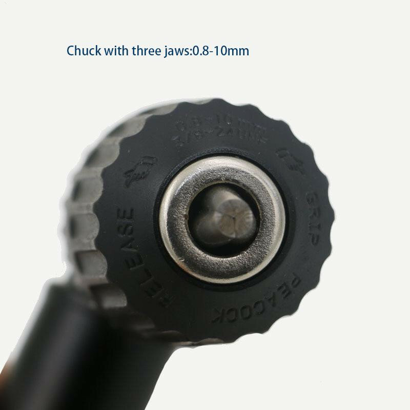 8mm hex Shank sudut kanan tanpa kunci, bor Impact ekstensi bengkok sudut kanan tambahan bor 90 derajat nirkabel adaptor bor