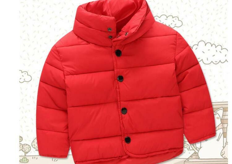 Одежда для девочек зимняя куртка пуховики и парки Пальто 2018 новые теплые стеганые куртки для маленьких детей; Детская верхняя одежда для холодной зимы; До белого цвета
