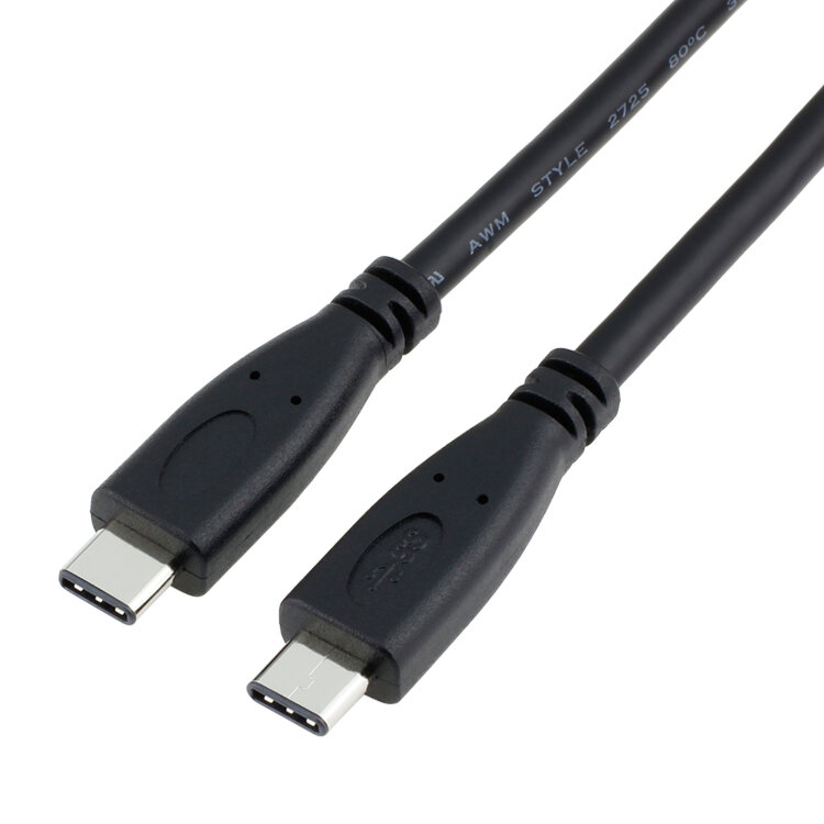 Free Shipping 1M For Macbook Pro 2015 2016 USB3.1 Type C To Type-C cable 10Gbps USB 3.1 Male port Data Sync Charge Cable