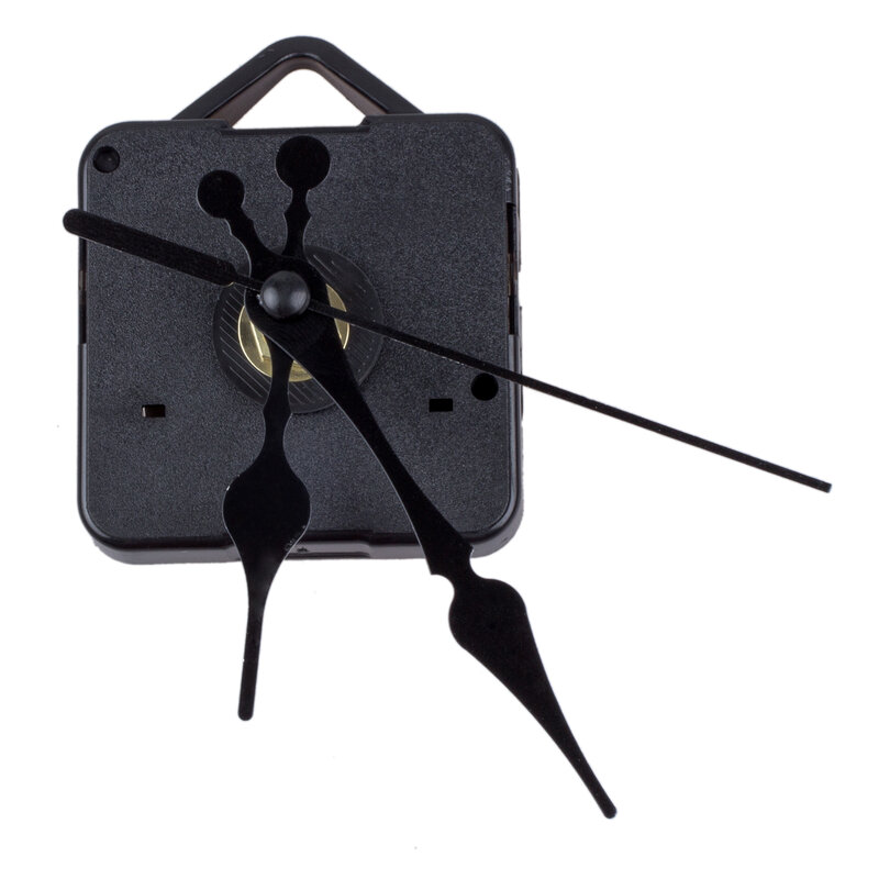 Clock Movement Mechanism with Black Hour Minute Second Hand DIY Tools Kit