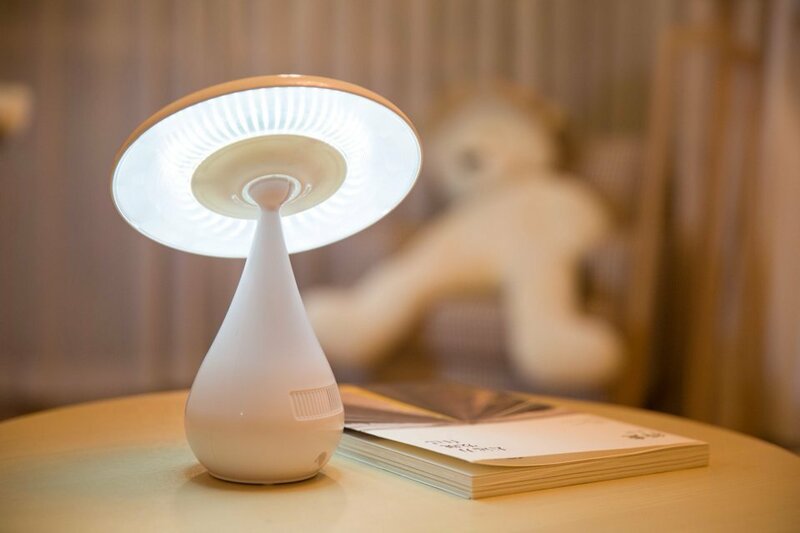 Lámpara de seta creativa con luz led, purificador de aire de 48led para niños, luz nocturna para cabecera encantadora, novedad, productos de parada de 5v