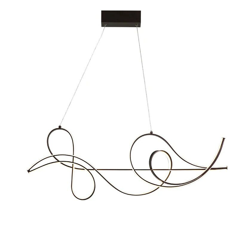 La pendentif LED moderne de lampe accrochante de GLeam de néo allume pour le luminaire suspendu de suspension de cuisine de salle à manger de lit