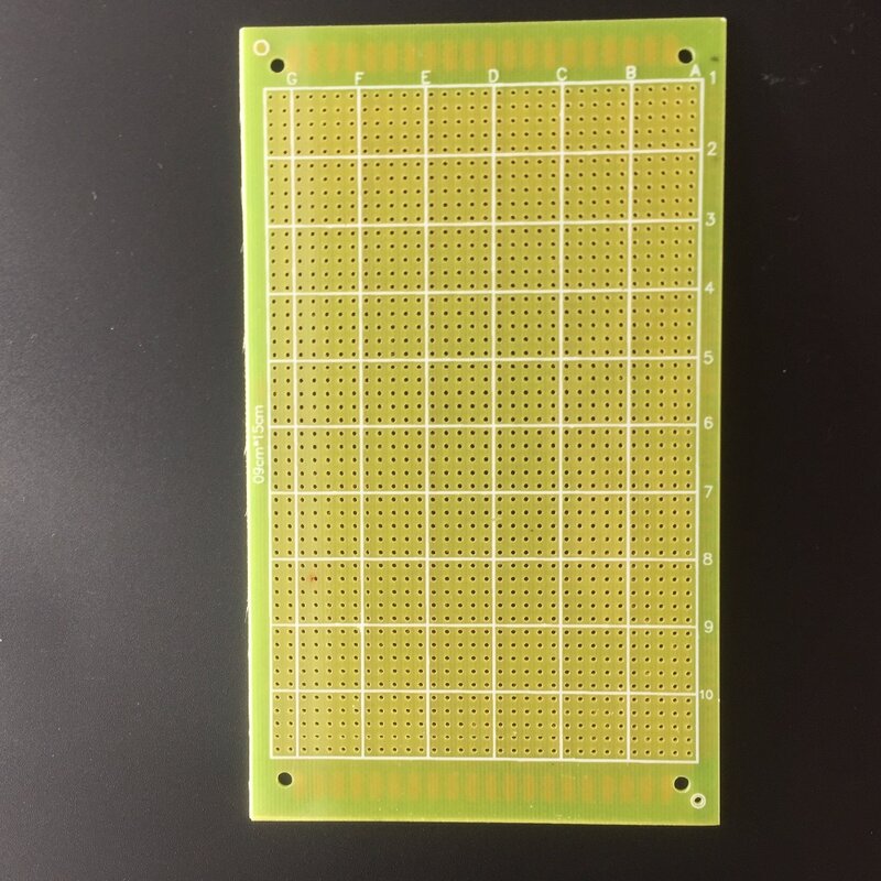 Frete grátis 5pc pcb único lado em branco cobre folheado 9*15cm placa de circuito impresso Green oil Universal board hole board DIY