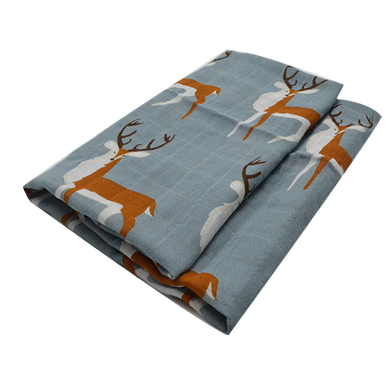 Новое хлопковое детское одеяло для новорожденных, мягкое детское одеяло из органического хлопка, муслиновое Пеленальное Одеяло, обертыван...