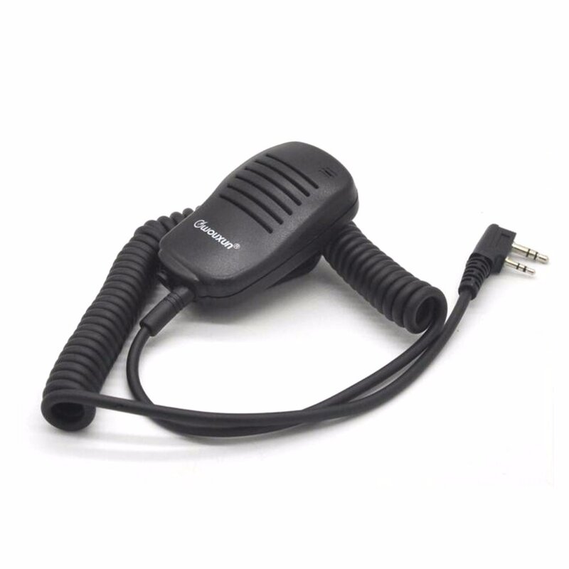 WOUXUN – Microphone stéréo filaire Original, haut-parleur PTT, pour Radio Portable WOUXUN-K1, KG-UV9D, KG-UV6D, KG-UVD1P, KG-D900