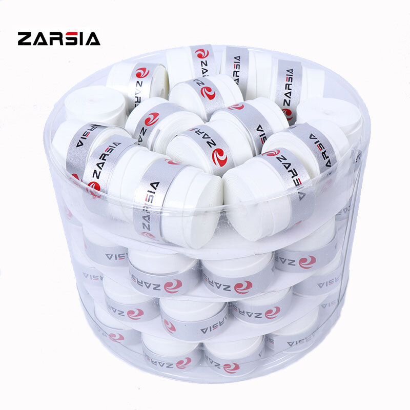 ZARSIA – poignées de raquette de Tennis antidérapantes, nouveauté GM, Anti-transpiration, Badminton, 60 pièces