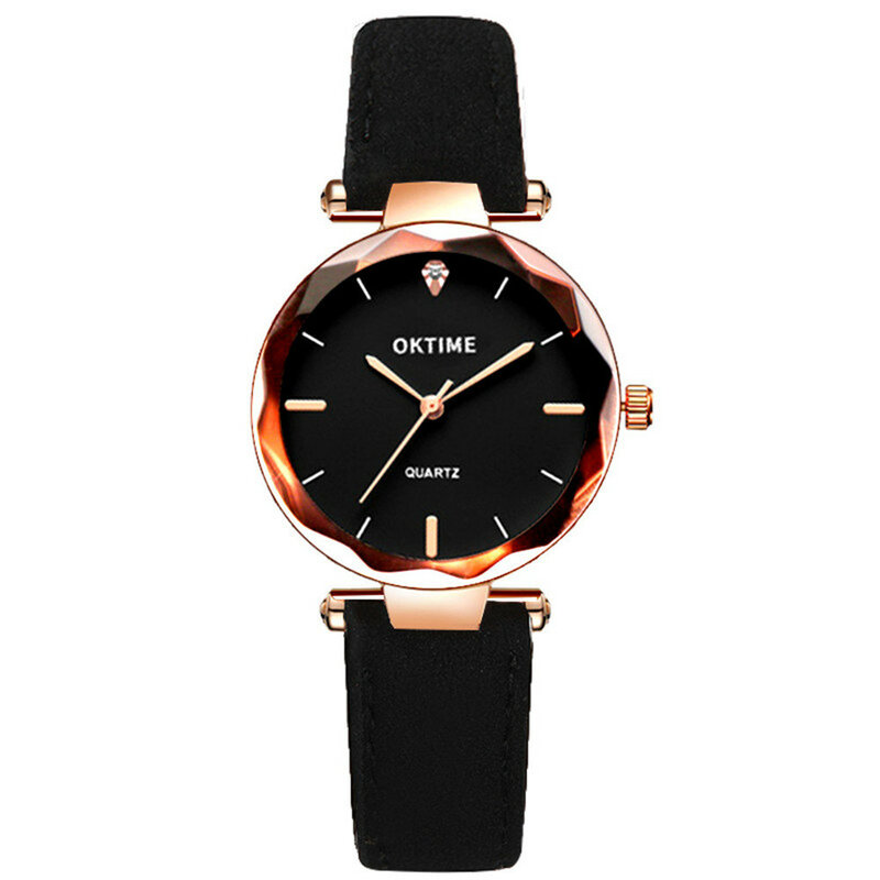 Śliczne moda gwiazda pas panie zegarki Starry Sky kobiety Retro Design skórzany pasek analogowy zegarek kwarcowy Wrist Watch