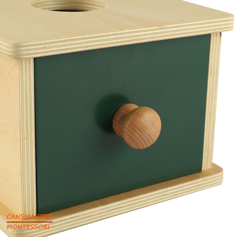 Materiali di apprendimento Montessori giocattoli in legno scatole di Imbucare palla formazione prescolare scatola di permanenza giocattoli educativi per bambini