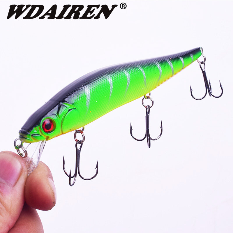 1 Pcs Floating Diving Fishing Lure 14g 23g Sinking Minnow Wobblers Artificial Hard Bait With Triple Hook for Bass Pike Crankbait