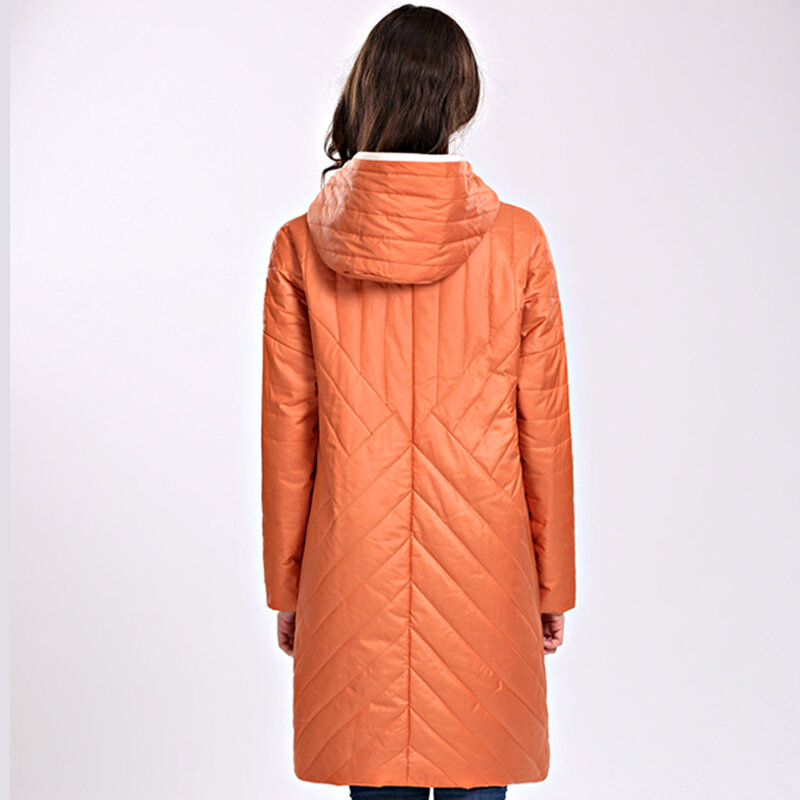 2020 wysokiej jakości damski płaszcz wiosna Autum kobiet wiatroszczelna cienka kurtka długi Plus rozmiar z kapturem nowy wzory kobiety kurtki znosić
