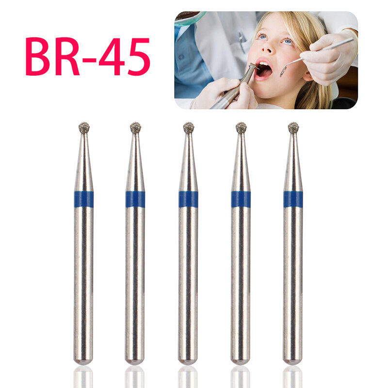 10 unids/pack BR-31 diamante Dental Burs taladro odontológico mango diámetro 1,6mm herramientas de dentista BR-41 TR-13 FO-32 SF-41