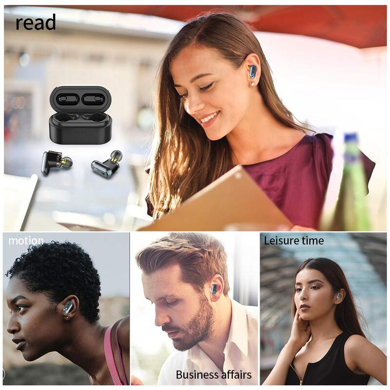 Oryginalny sylaba S101 TWS słuchawki basowe bezprzewodowy zestaw słuchawkowy z redukcją hałasu sylaba regulacja głośności słuchawki douszne Bluetooth