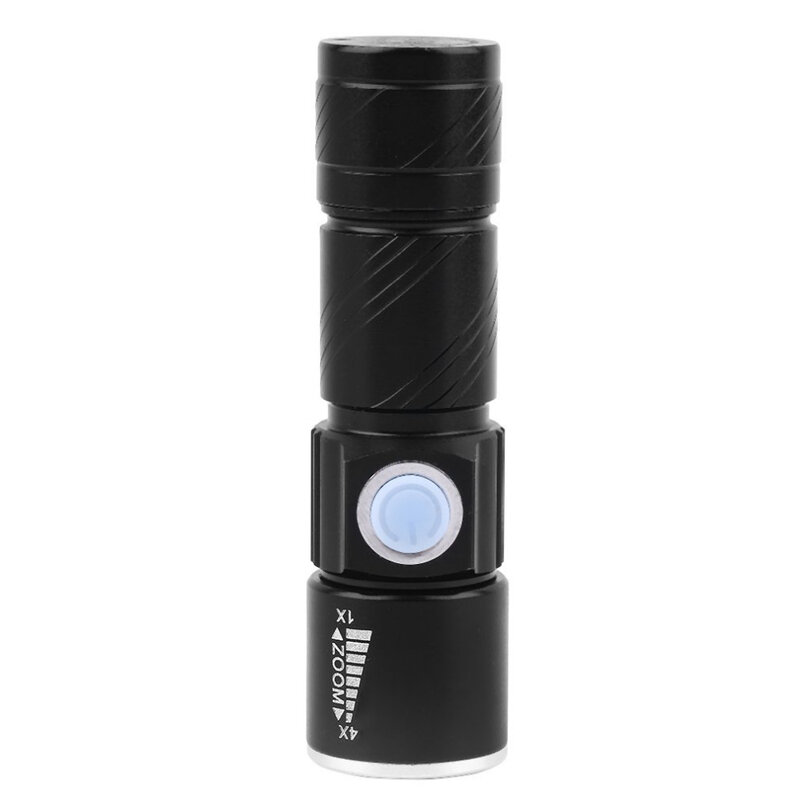 2000LM Q5 Waterproof Portable USB Handy Powerful LED Flashlight Rechargeable Torch usb Flash Light Bike Pocket Zoomable Lamp