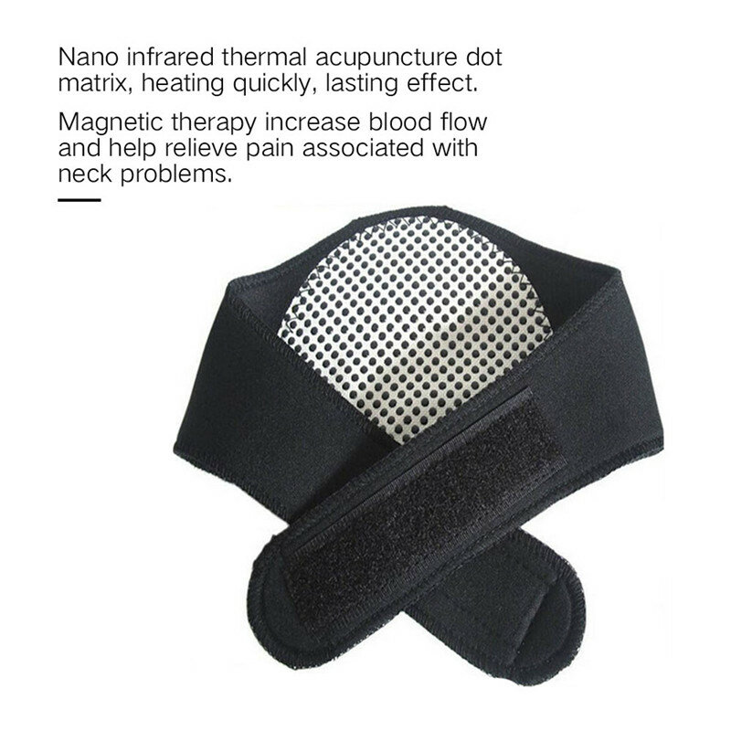 Магнитотерапия массажер для шеи Турмалин шейный позвонка защита спонтанная нагревательный пояс массажер для тела забота о здоровье