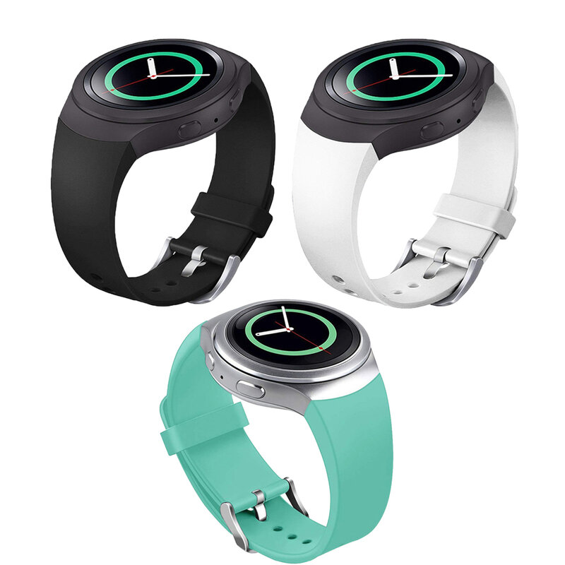 Pasek sportowy do Samsung Galaxy Gear S2 zespół R720 R730 inteligentny zegarek pasek silikonowy pasek na rękę correa pasek do zegarka