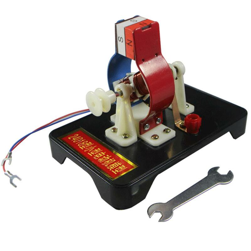 Kit de montaje de Motor eléctrico de CC para niños, juguetes educativos de ciencia física, Simple, DIY