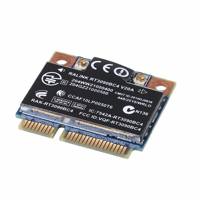 การ์ดWiFiไร้สายบลูทูธ 3.0 4520S WLAN Mini PCI ExpressสำหรับHP RT3090BC4 ProBook